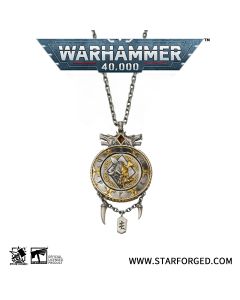 Срібна підвіска з позолотою Starforged: Vlka Fenryka Grand Annulus — Warhammer 40000 Space Wolves