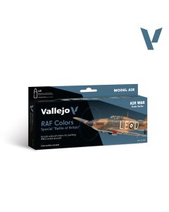 Набір акрилових фарб Vallejo: Model Air: RAF colors special “Battle of Britain”