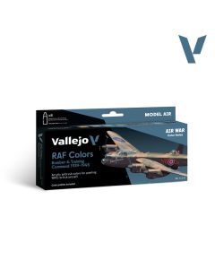 Набір акрилових фарб Vallejo: Model Air: RAF colors Bomber & Training Air Command 1939-1945