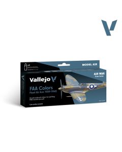 Набір акрилових фарб Vallejo: Model Air: FAA (Fleet Air Arm) colors 1939-1945