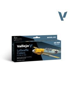 Набір акрилових фарб Vallejo: Model Air: Luftwaffe Colors pre-war to 1941