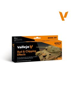 Набір акрилових фарб Vallejo: Model Air: Rust & Chipping Effects