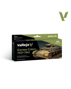 Набір акрилових фарб Vallejo: Model Air: German Colors 1927-1941