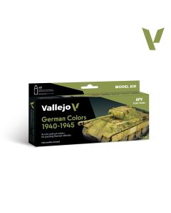Набір акрилових фарб Vallejo: Model Air: German Colors 1940-1945