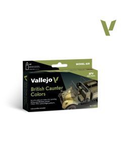 Набір акрилових фарб Vallejo: Model Air: British Caunter Colors