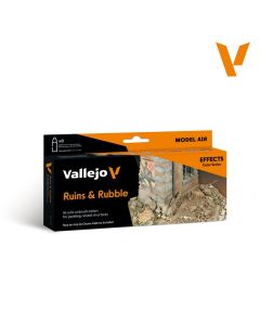 Набір акрилових фарб Vallejo: Model Air: Ruins & Rubble