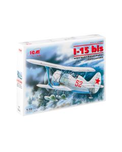 Збірна модель літака ICM: I-15 bis (зимовий варіант)