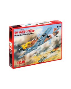 Збірна модель літака ICM: Мессершмітт Bf 109E-7/Троп