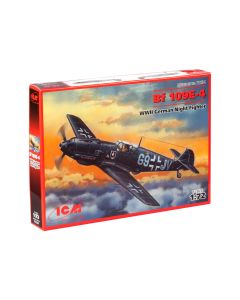 Збірна модель літака ICM: Мессершмітт Bf 109E-4 (нічний винищувач)