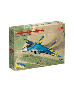 Збірна модель літака ICM: МіГ-29 Повітряних Сил України з бомбами JDAM-ER