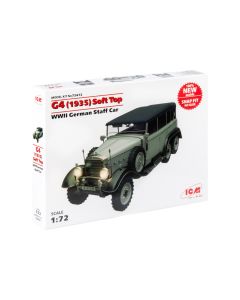 Збірна модель штабний автомобіль ICM: G4 (1935 р.) м’який верх