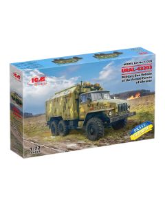 Збірна модель вантажівки ICM: УРАЛ-43203