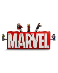 Конструктор LEGO Marvel Логотип і мініфігурки (76313)