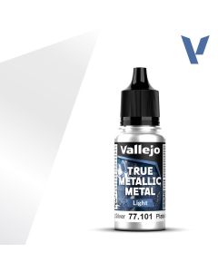 Акрилова фарба Vallejo: True Metallic Metal: Light – Sterling Silver
