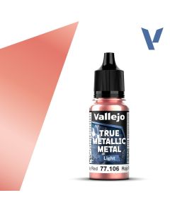 Акрилова фарба Vallejo: True Metallic Metal: Light – Ruby Red