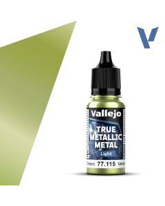 Акрилова фарба Vallejo: True Metallic Metal: Light – Amber Green