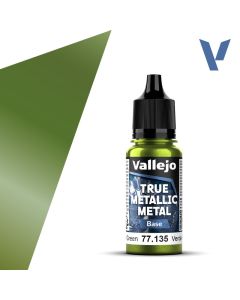 Акрилова фарба Vallejo: True Metallic Metal: Base – Amber Green