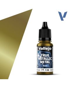 Акрилова фарба Vallejo: True Metallic Metal: Base – Greenish Gold