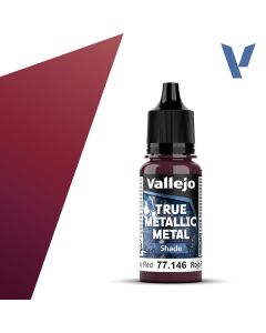 Акрилова фарба Vallejo: True Metallic Metal: Shade – Ruby Red