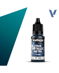 Акрилова фарба Vallejo: True Metallic Metal: Shade – Hydra Turquoise