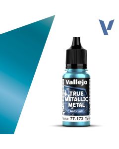 Акрилова фарба Vallejo: True Metallic Metal: Airbrush – Hydra Turquoise