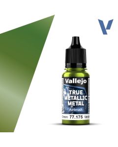 Акрилова фарба Vallejo: True Metallic Metal: Airbrush – Amber Green