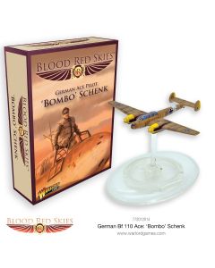 Мініатюра Warlord Games Blood Red Skies: Bf 110 Ace: 'Bombo' Schenk