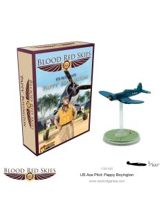 Мініатюра Warlord Games Blood Red Skies: US Ace Pilot Pappy Boyington