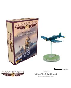 Мініатюра Warlord Games Blood Red Skies: US Ace Pilot Philip Kirkwood