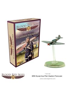 Мініатюра Warlord Games Blood Red Skies: Yakolev Yak-1b Ace: Vladimir Pokrovsky