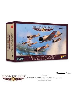 Набір мініатюр Warlord Games Blood Red Skies: Aichi D3A 'Val' & Nakajima B5N 'Kate' squadron