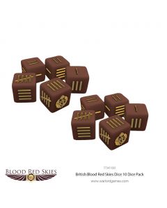 Гральні куби Warlord Games Blood Red Skies: British Blood Red Skies Dice