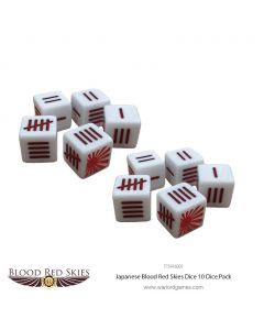 Гральні куби Warlord Games Blood Red Skies: Japanese Blood Red Skies Dice