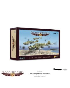 Набір мініатюр Warlord Games Blood Red Skies: SM.79 Sparviero squadron