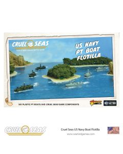 Набір мініатюр Warlord Games Cruel Seas: US Navy PT Boat Flotilla