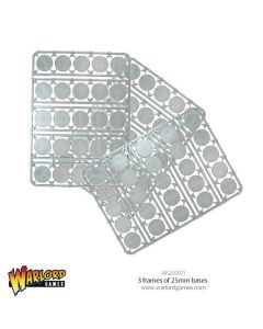 Набір підставок Warlord Games: 3 frames of 25mm bases