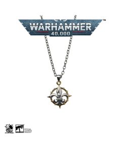 Підвіска зі сталі з ланцюжком Warhammer 40K Sigil Sororitas Sisters of Battle Ordos Majoris Faith Badge Necklace by Starforged