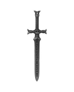 Брелок Starforged: Warhammer 40000 Adeptus Adtartes - Black Templars Emperor's Champion Black Sword (срібний)