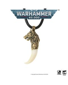 Підвіска з латуні Starforged Warhammer 40K Space Wolves Fang of Fenris