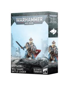 Мініатюра Warhammer 40000 Space Wolves: Wolf Guard Battle Leader