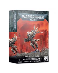 Мініатюра Warhammer 40000 Chaos Space Marines: Haarken Worldclaimer, Herald of the Apocalypse