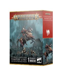 Мініатюра Age of Sigmar Soulblight Gravelords: Vampire Lord on Nightmare Steed