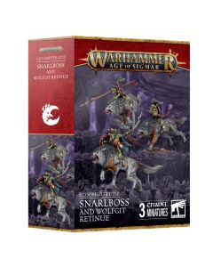 Набір мініатюр Age of Sigmar Gloomspite Gitz: Snarlboss and Wolfgit Retinue