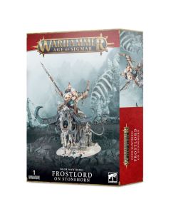 Мініатюра Age of Sigmar Ogor Mawtribes: Frostlord on Stonehorn (GW Exclusive)