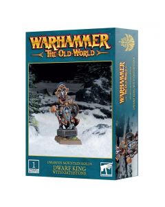 Мініатюра Warhammer: The Old World: Dwarfen Mountain Holds: Dwarf King with Oathstone