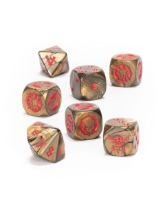 Гральні куби Blood Bowl: Chaos Dwarf Team Dice Set 