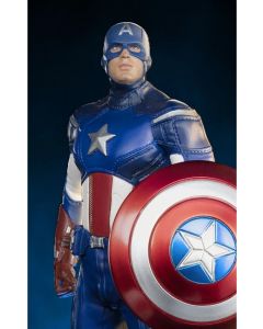 Колекційна статуетка Iron Studios: Statue Captain America Battle of New York - Infinity Saga - BDS Art Scale 1/10