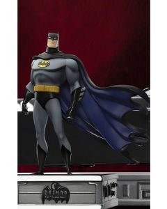 Колекційна статуетка Iron Studios: Statue Batman and Batmobile Deluxe - Batman Animated Series 