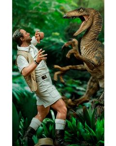 Колекційна статуетка Iron Studios: Statue Clever Girl - Jurassic Park - Art Scale 1/10