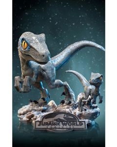 Колекційна фігурка MiniCo: Statue Blue and Beta - Jurassic World: Dominion